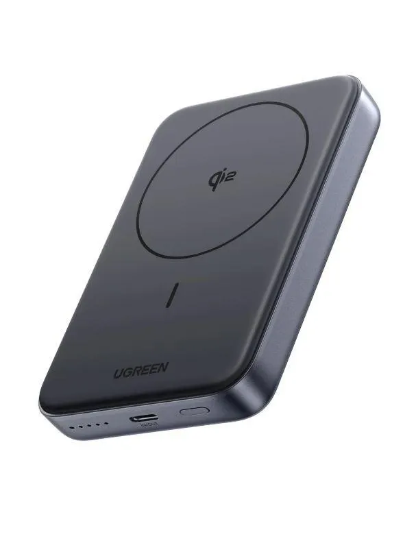UGREEN, 45763, Qi2 Magnetic, Power Bank, 10000mAh, 30W, Wireless, Black.