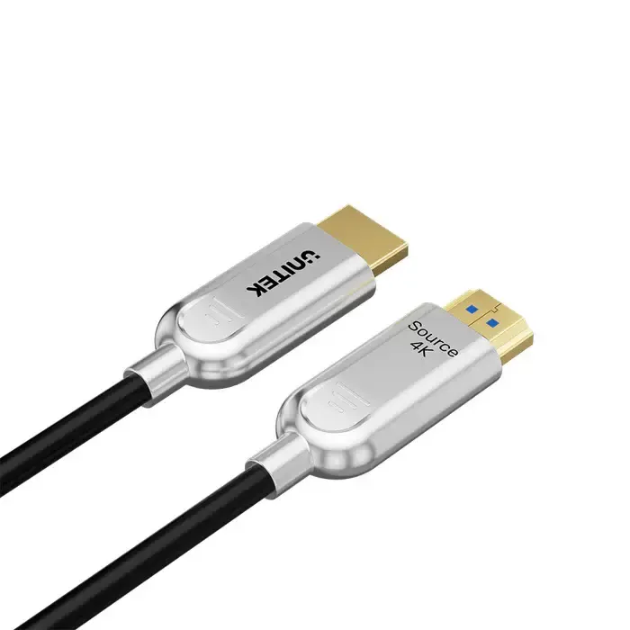 HDMI კაბელი C11092ASL01-15M, UNITEK, HDMI2.0 Active Optical Male to Male Cable 15M,.