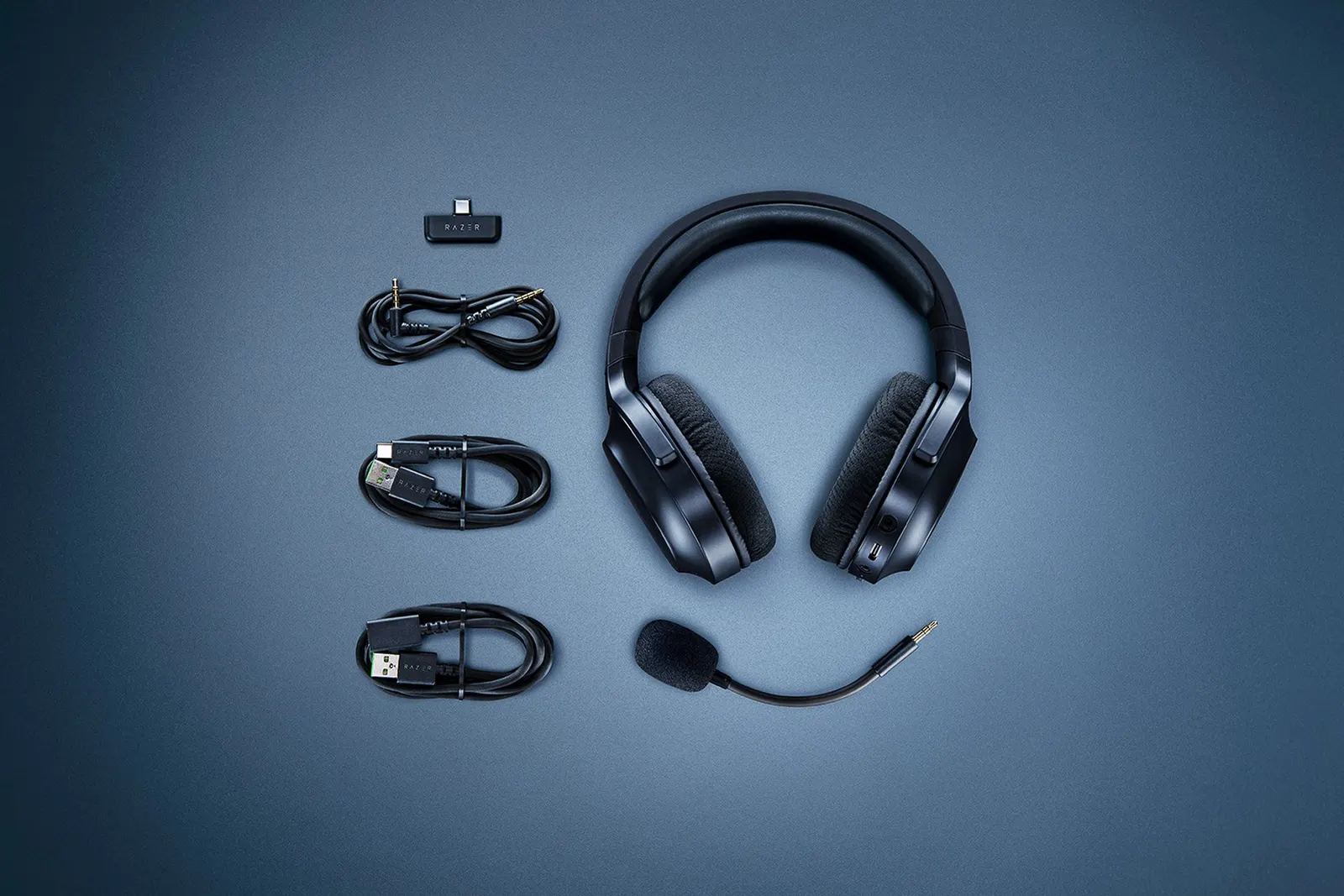 ყურსასმენი Razer Gaming Headset Barracuda X, 7.1, mini-jack/USB-A/BT/WL, 1.5m, black