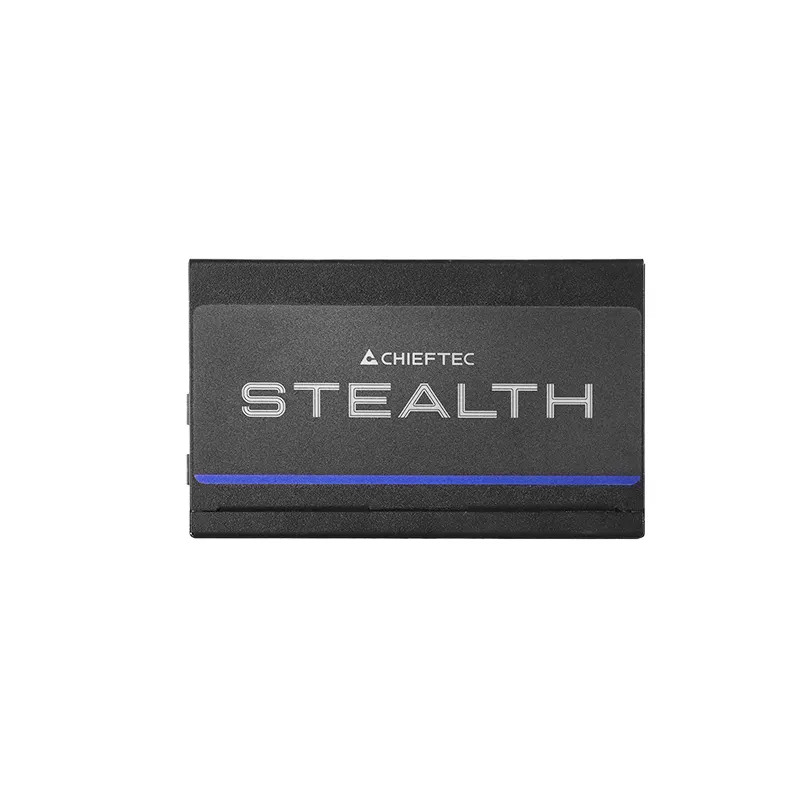 CHIEFTEC PSU Stealth (1000W), >92%, 80+ Platinum, 135mm FDB, 1xMB 24pin(20+4), 2xCPU 8pin(4+4), 2xMolex, 10xSATA, 3xPCIe 8pin(6+2), 1xPCIe GEN5