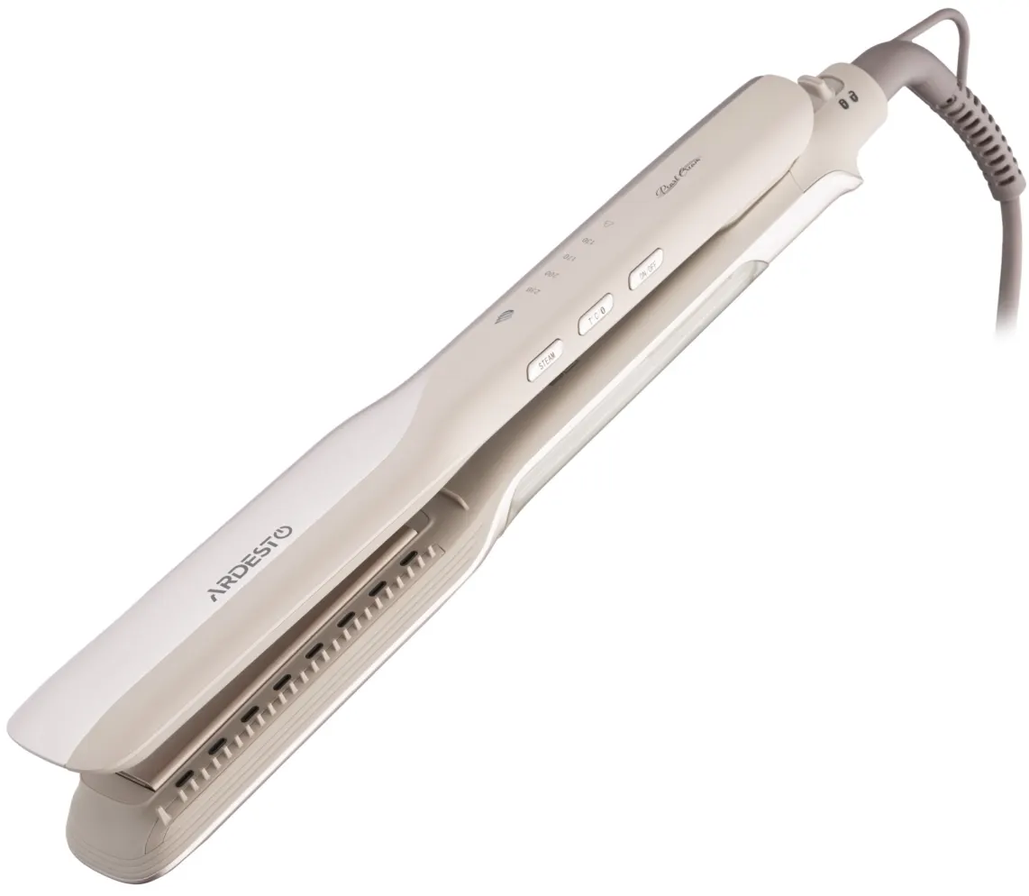 Ardesto Hair straightener Pearl Cream, 50W, 140-230C, ceramics, beige