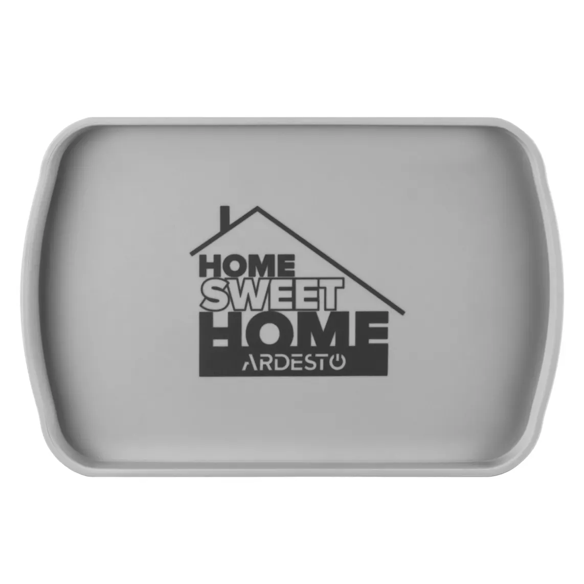 Ardesto Storage box with lid 32x21.5x14cm, 6l, plastic PP, grey