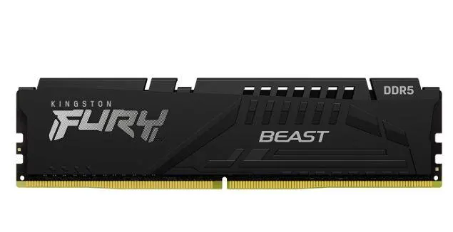 ოპერატიული მეხსიერება Kingston, FURY Beast RAM 16GB DDR5 6000MHz CL36 DIMM.