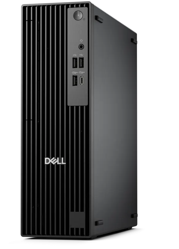 DELL, Pro Slim QCS1250, Desktop PC, Core i3-14100 / 16GB DDR5 / 512GB SSD / Intel UHD 730 / Ubuntu, Black