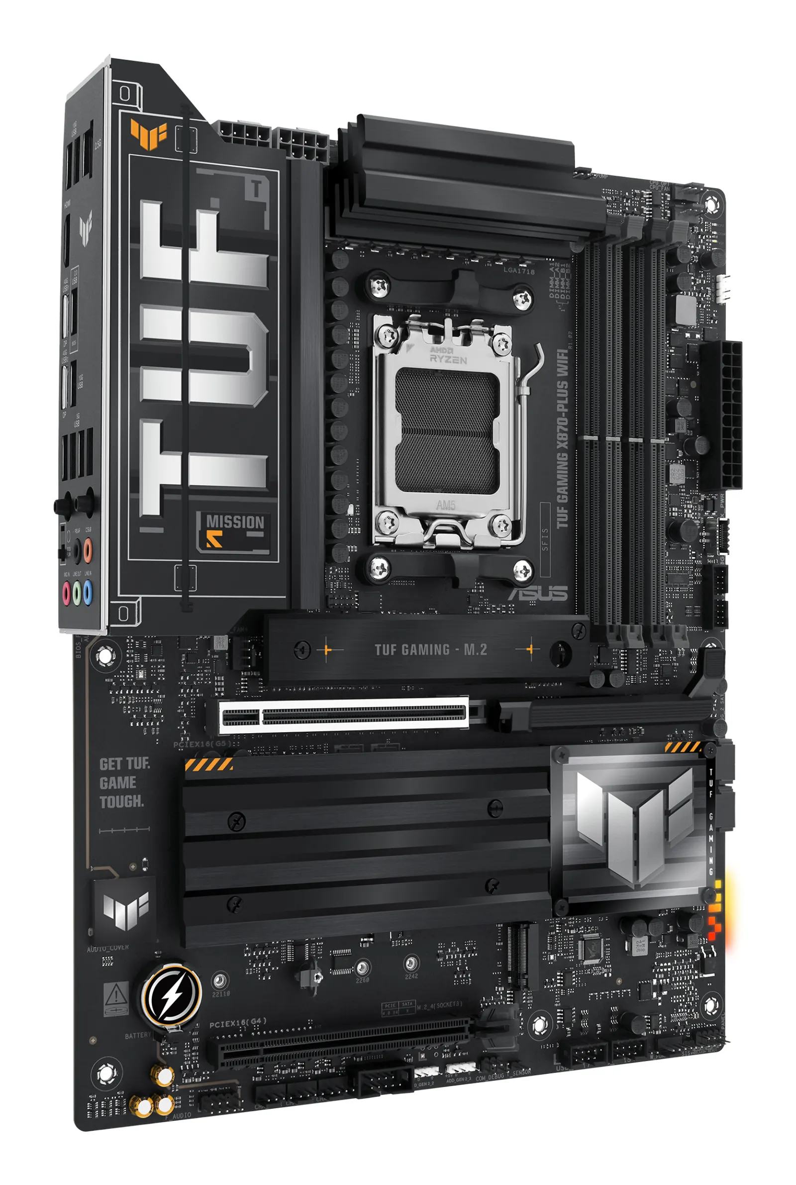 დედაპლატა ASUS Motherboard TUF GAMING X870-PLUS WIFI sAM5 X870 4xDDR5 M.2 HDMI WiFi BT ATX