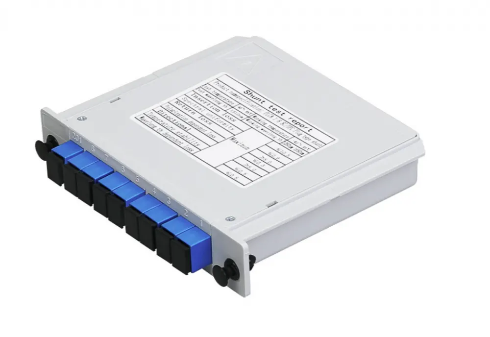 ოპტიკური სპლიტერი 1x8 SC, NEX Splitter-1x8-SC-UPC-Ins