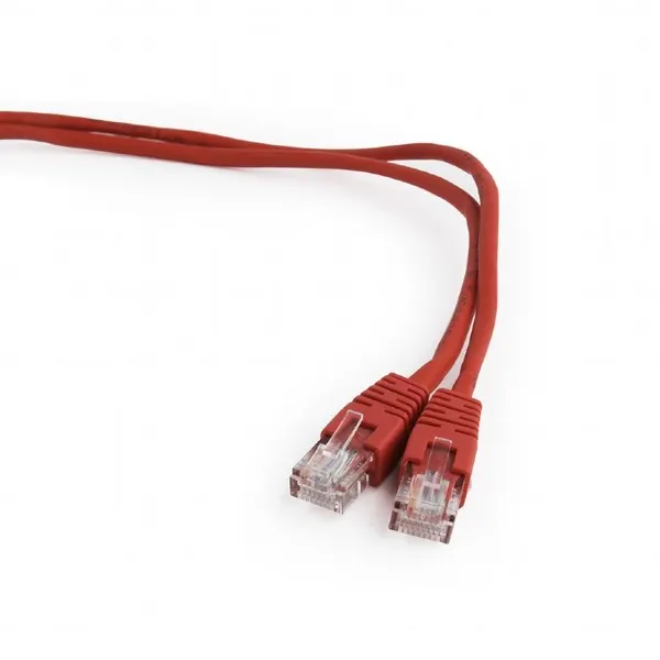 პაჩკორდი Gembird CAT5 UTP Patch Cord Red 0.25M