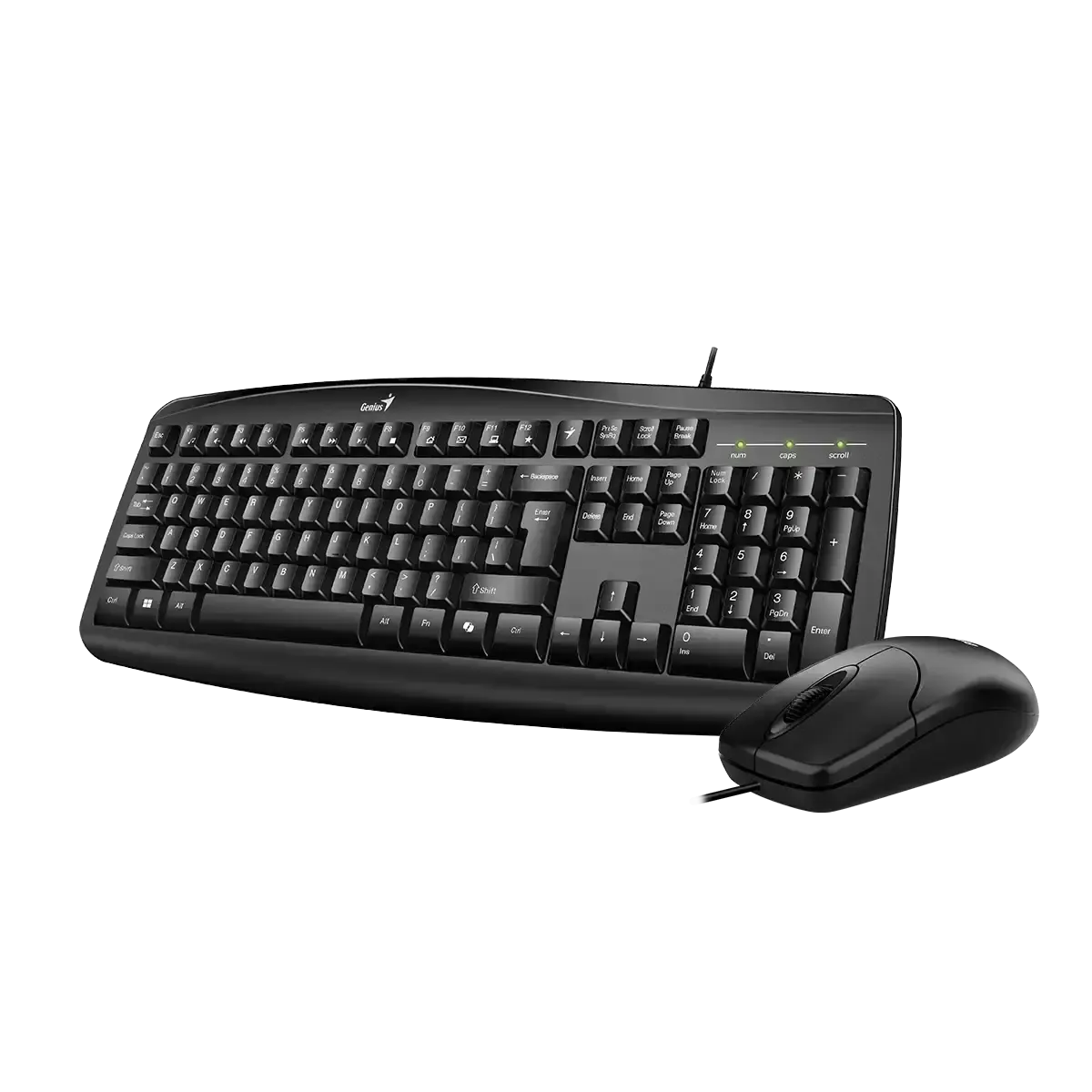 Genius, Smart KM-200, AI Copilot Key, Keyboard + Mouse, Black