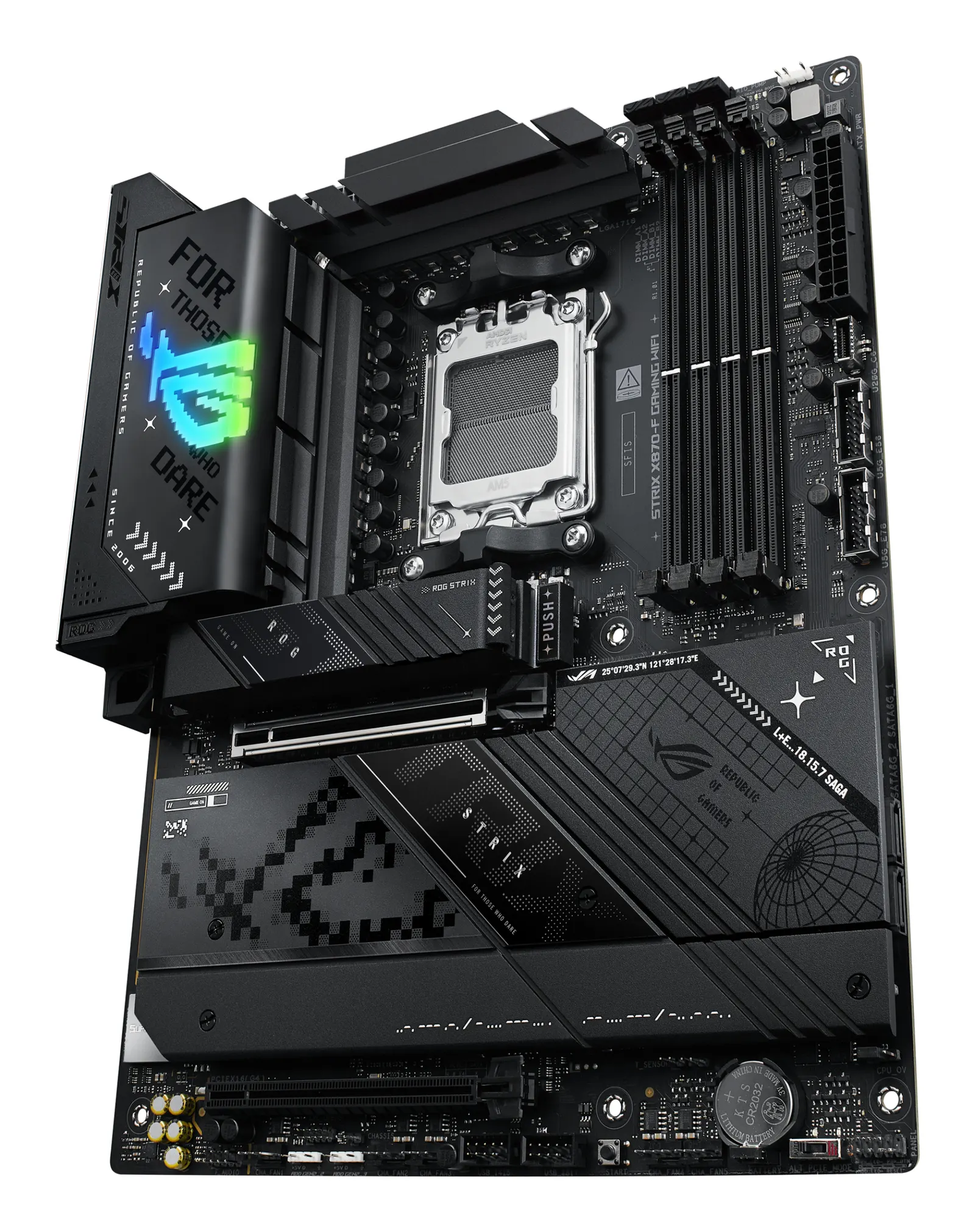 ASUS Motherboard ROG STRIX X870-F GAMING WIFI sAM5 X870 4xDDR5 M.2 HDMI DP WiFi BT ATX