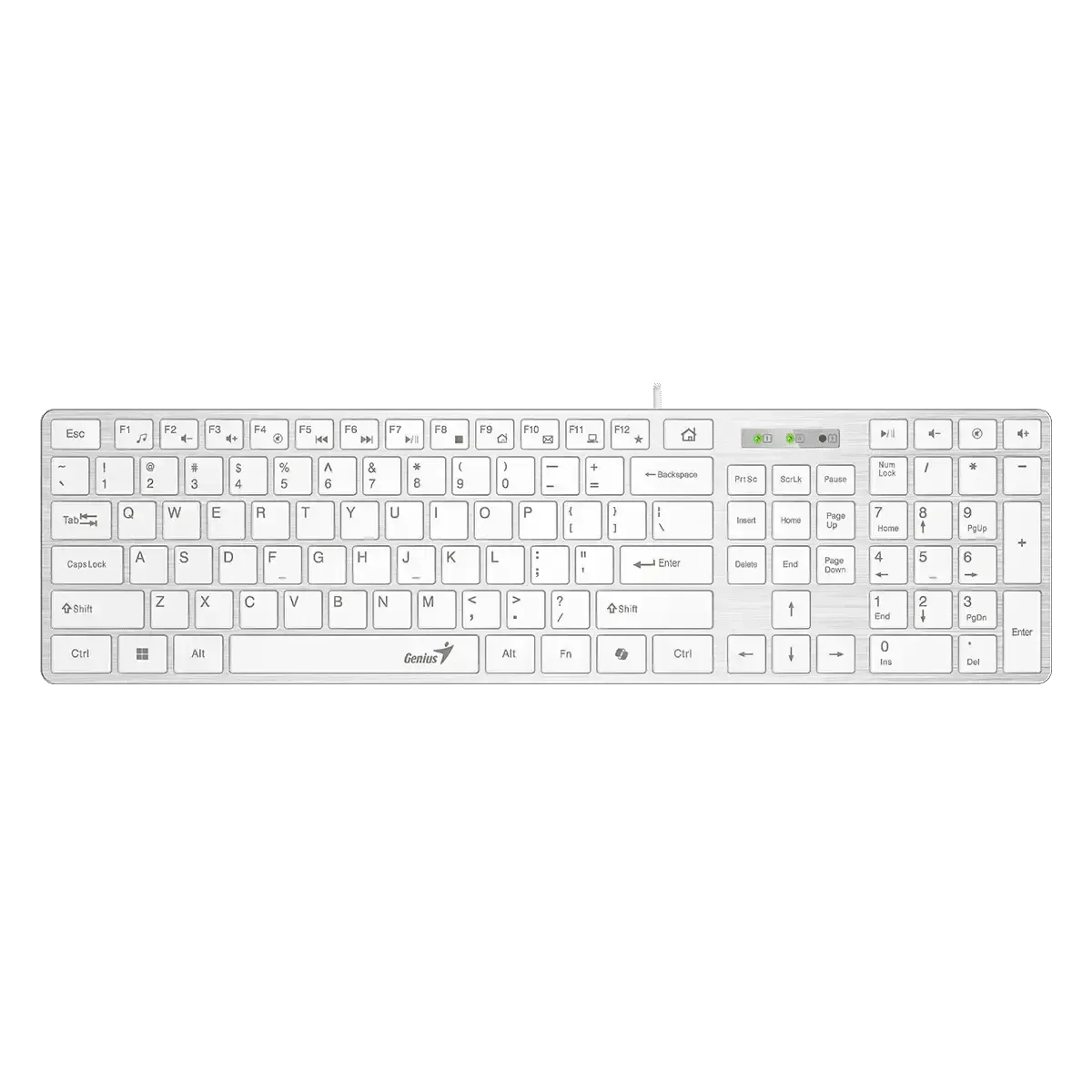 Genius, SlimStar 126, Keyboard White