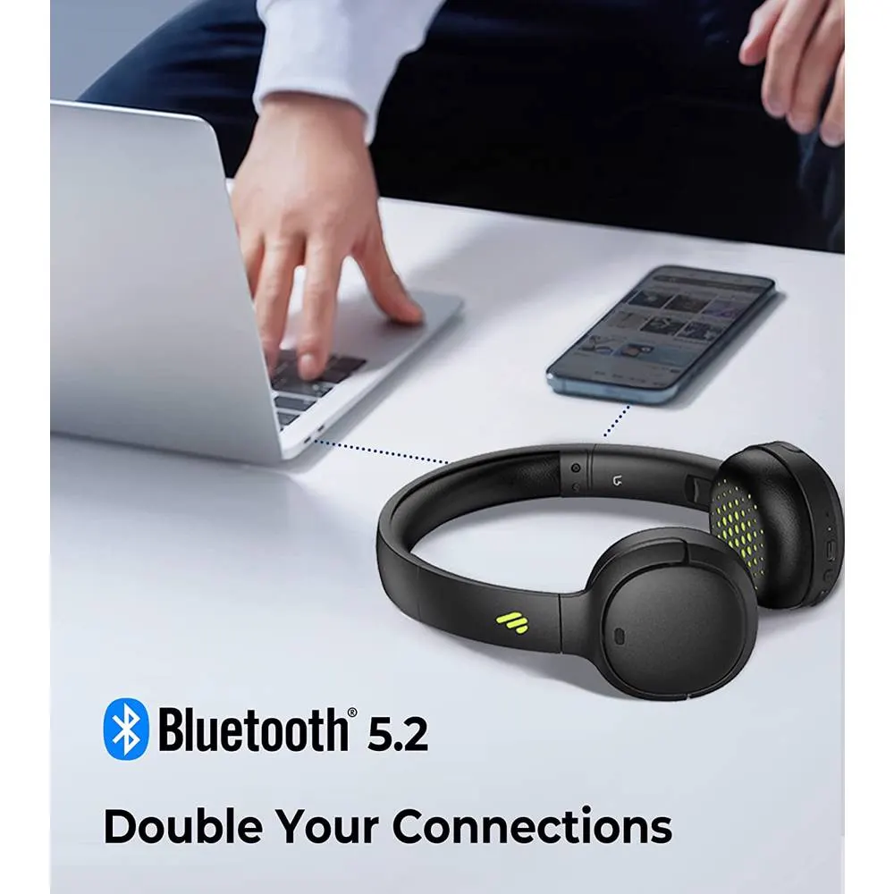 Headphones Edifier WH500BL, Headset, Wireless, Bluetooth, Black