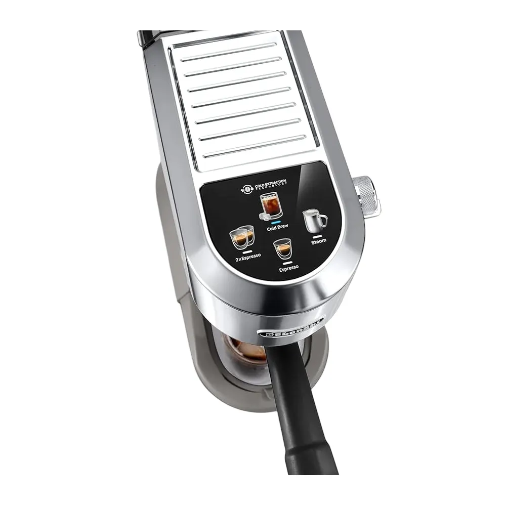ყავის აპარატი DeLonghi ‎EC890.M Dedica Duo, 1450W, 1.1L, Coffee Machine, Silver