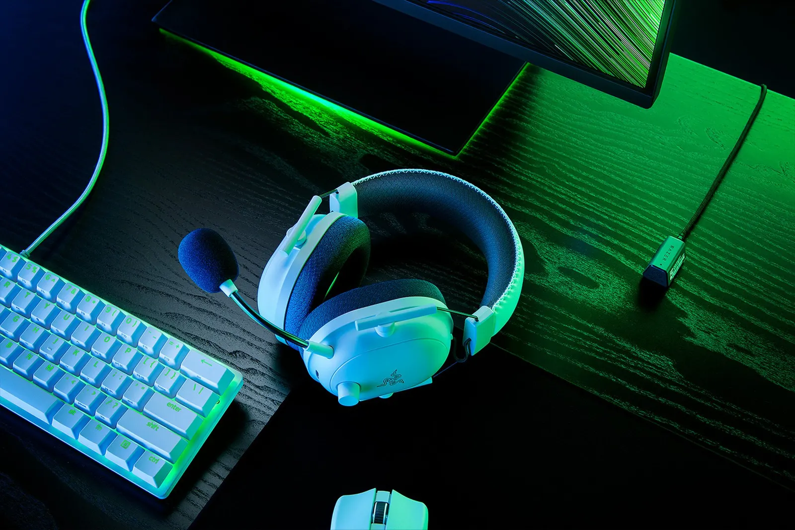 ყურსასმენი Razer Gaming Headset BlackShark V2 Pro (2023), 7.1, WL/BT, white