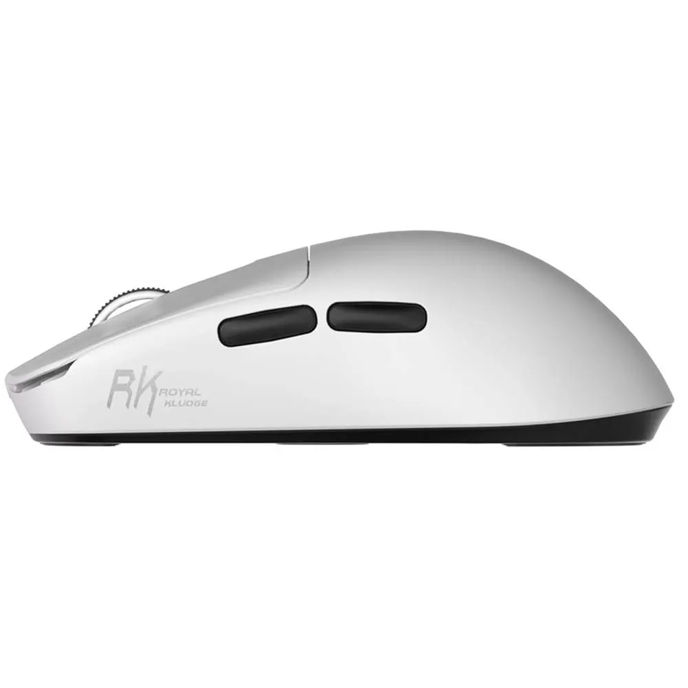 მაუსი Royal Kludge RK M3, Wireless, 2.4GHz, Bluetooth, USB, Gaming Mouse, White