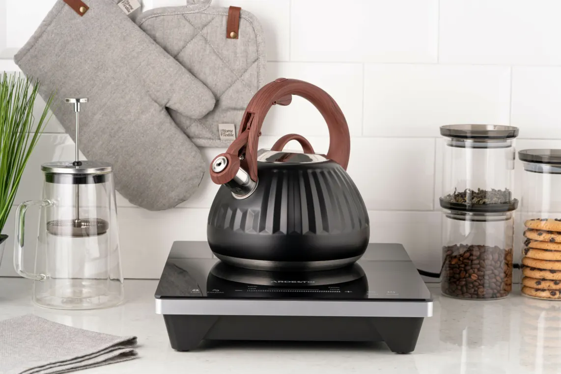 ჩაიდანი Kettle ARDESTO Gemini, 2.5l, stainless steel, black