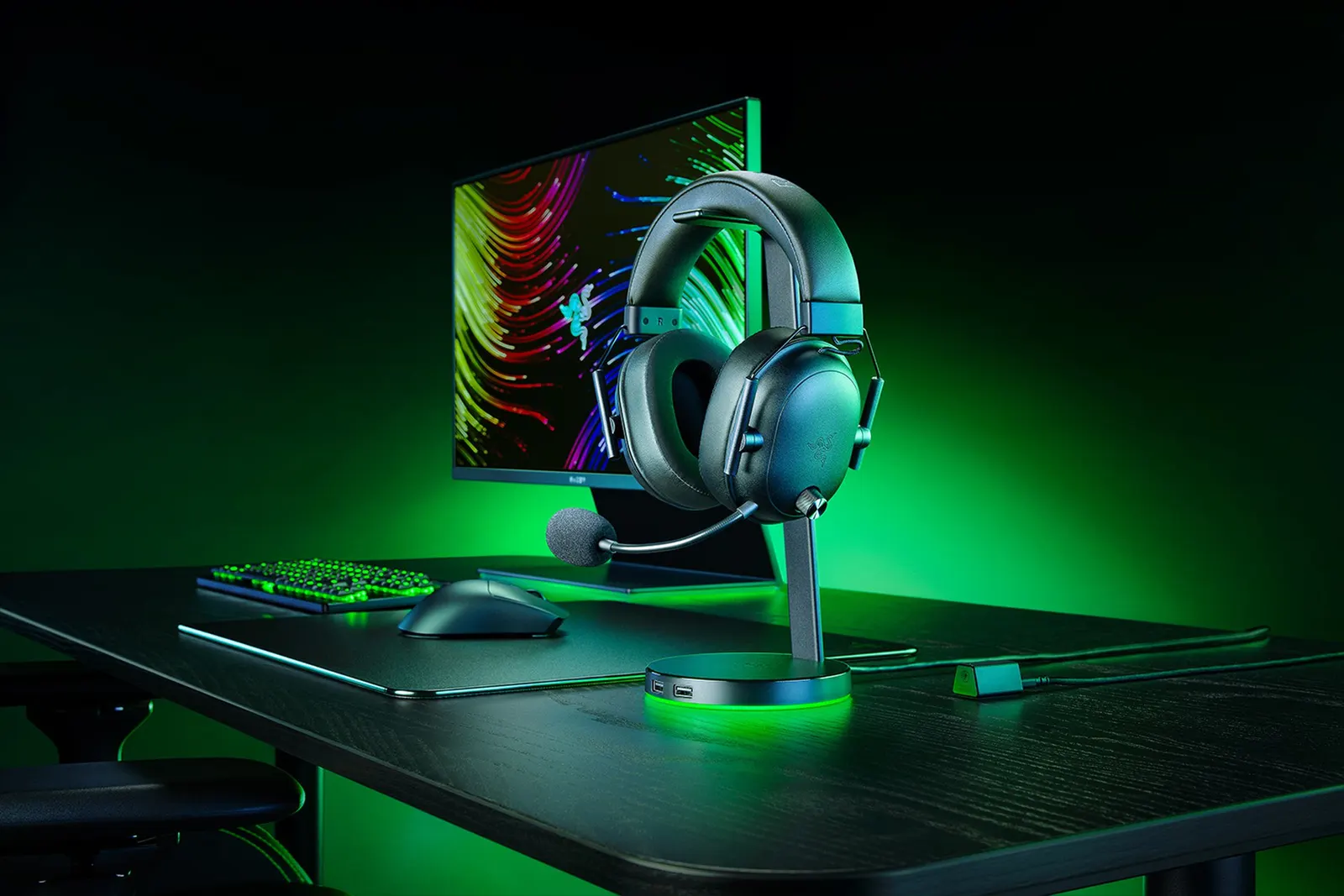 ყურსასმენი Razer Headset BlackShark V2 HyperSpeed, USB/WL, black