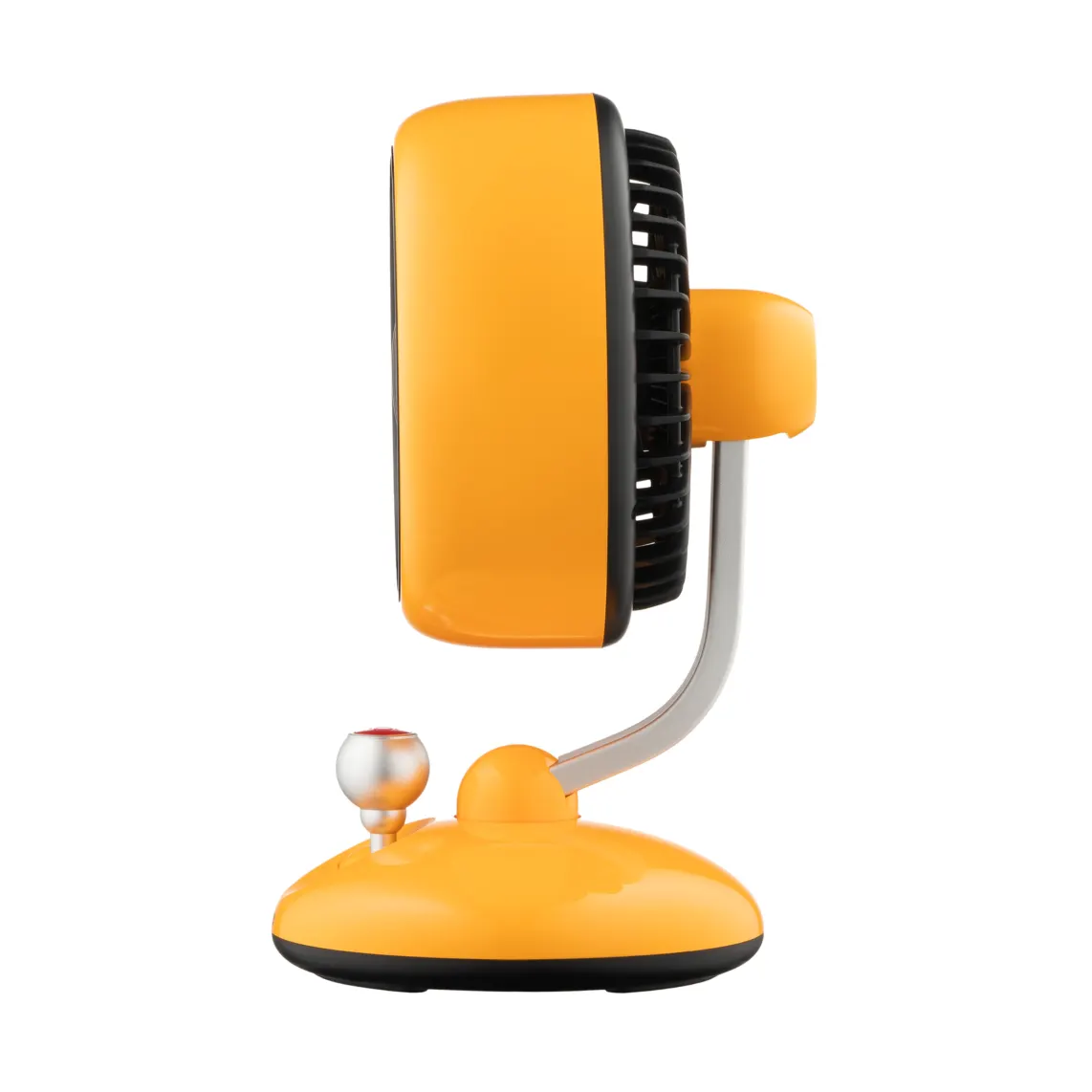 ARDESTO Table fan AviaFan FT-F3600Y desktop, 12cm, rechargeable, backlight, USB-A Type-C, yellow