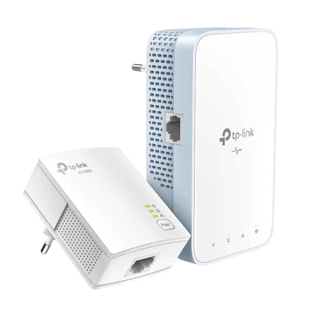 Powerline ადაპტერი TP-Link, TL-WPA7517 KIT, AV1000 Gigabit Powerline Starter Kit