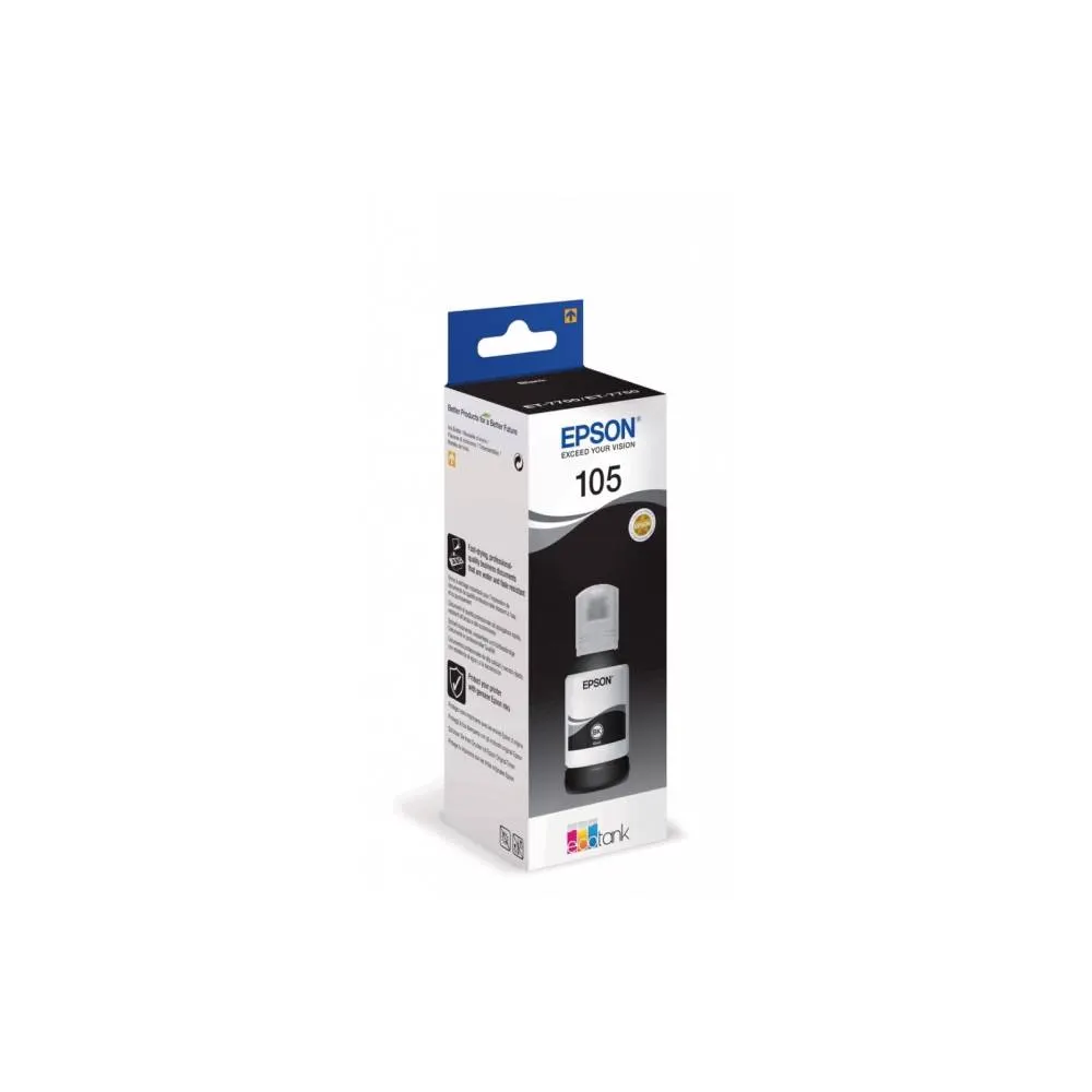 კარტრიჯი EPSON ORIGINAL (C13T00Q140) I/C (pb) 105 ECOTANK PIGMENT BLACK INK BOTTLE L7180