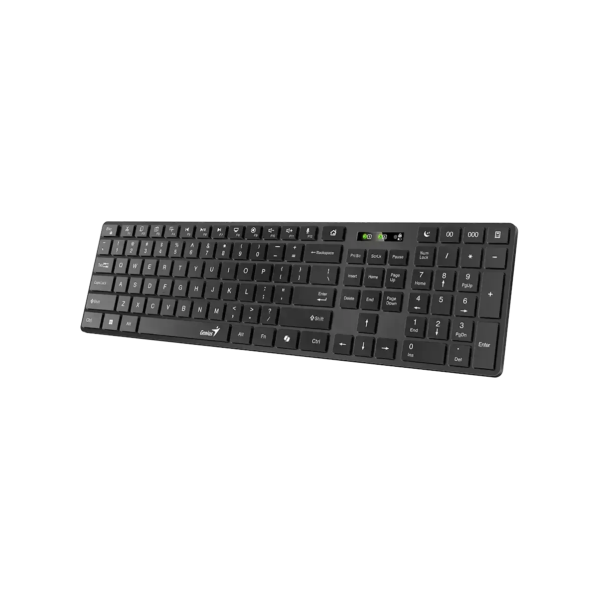კლავიატურა Genius, SlimStar 7250BT, AI Copilot Key, Keyboard, Black