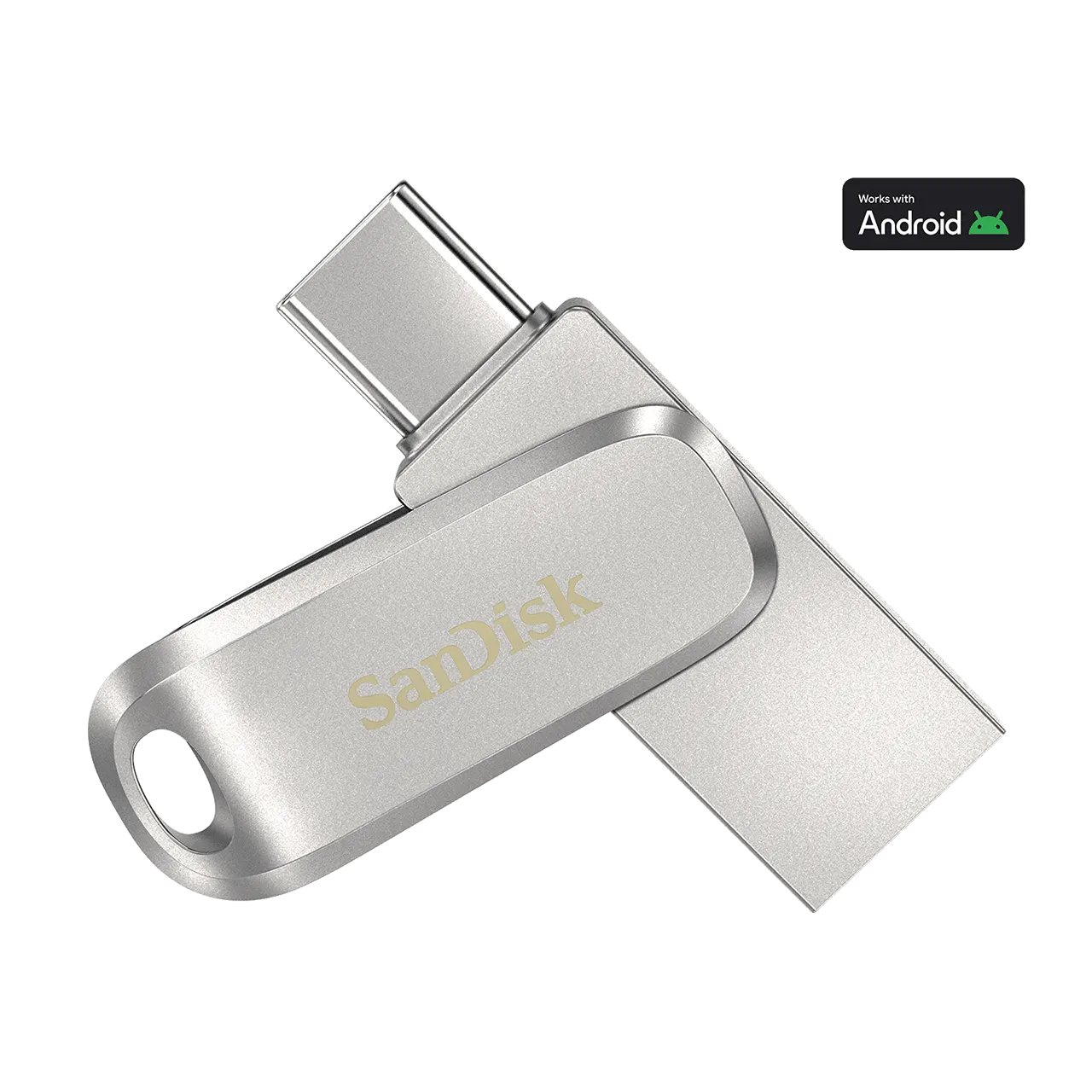 SDDDC4-128G-G46 , SANDISK, Flash Memory, Ultra Dual Drive Luxe USB Type-C, 128GB, ნაცრიფერი.