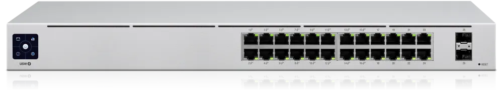 მართვადი PoE სვიჩი - Standard 24 PoE, Ubiquiti USW-24-POE-EU