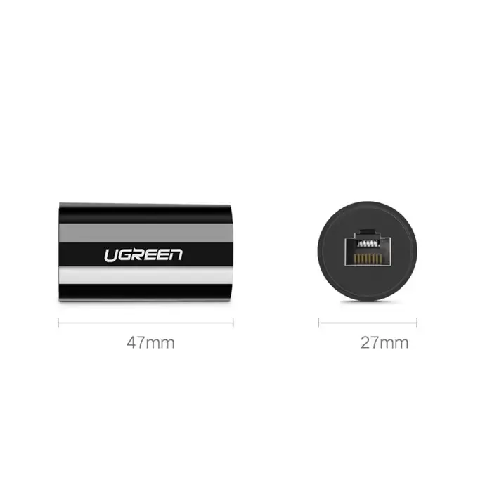 NW116 UGREEN (30837) Anti-Thunder RJ45 Ethernet Connector (Black)