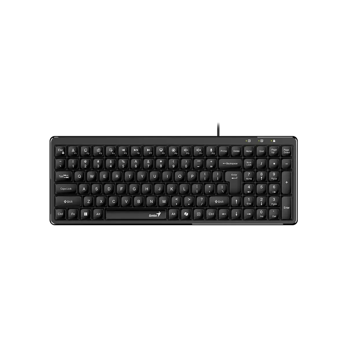 კლავიატურა Genius, LuxeMate 120, Keyboard, AI Copilot Key, Black