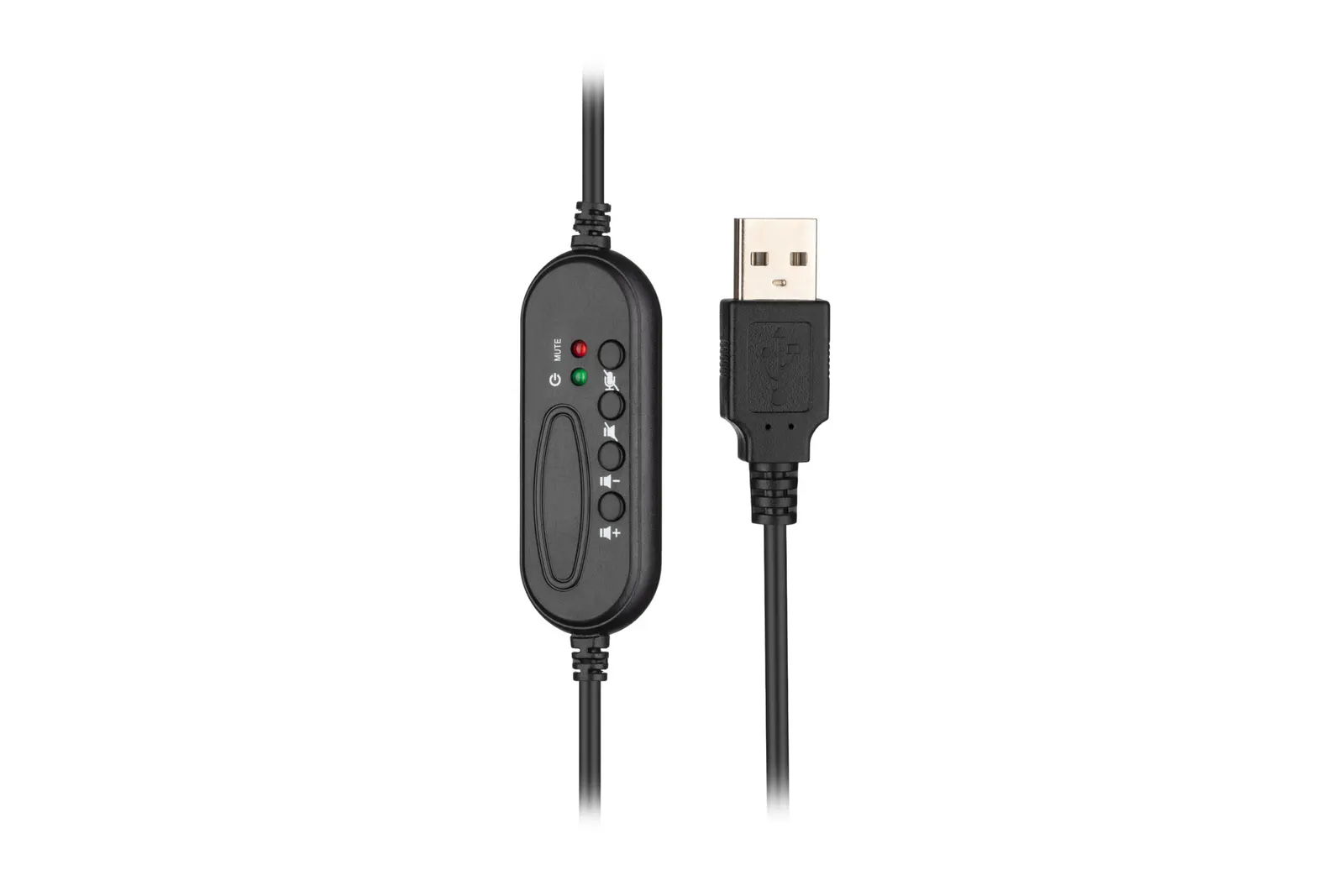 ყურსასმენი 2E PC headset stereo On-ear CH12 USB, omni-mic, 2m, black