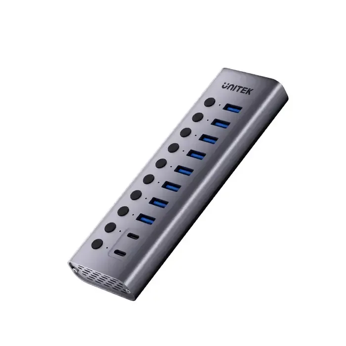H1315B, UNITEK, USB HUB, 10-in-1 USB-C 5Gbps Hub.