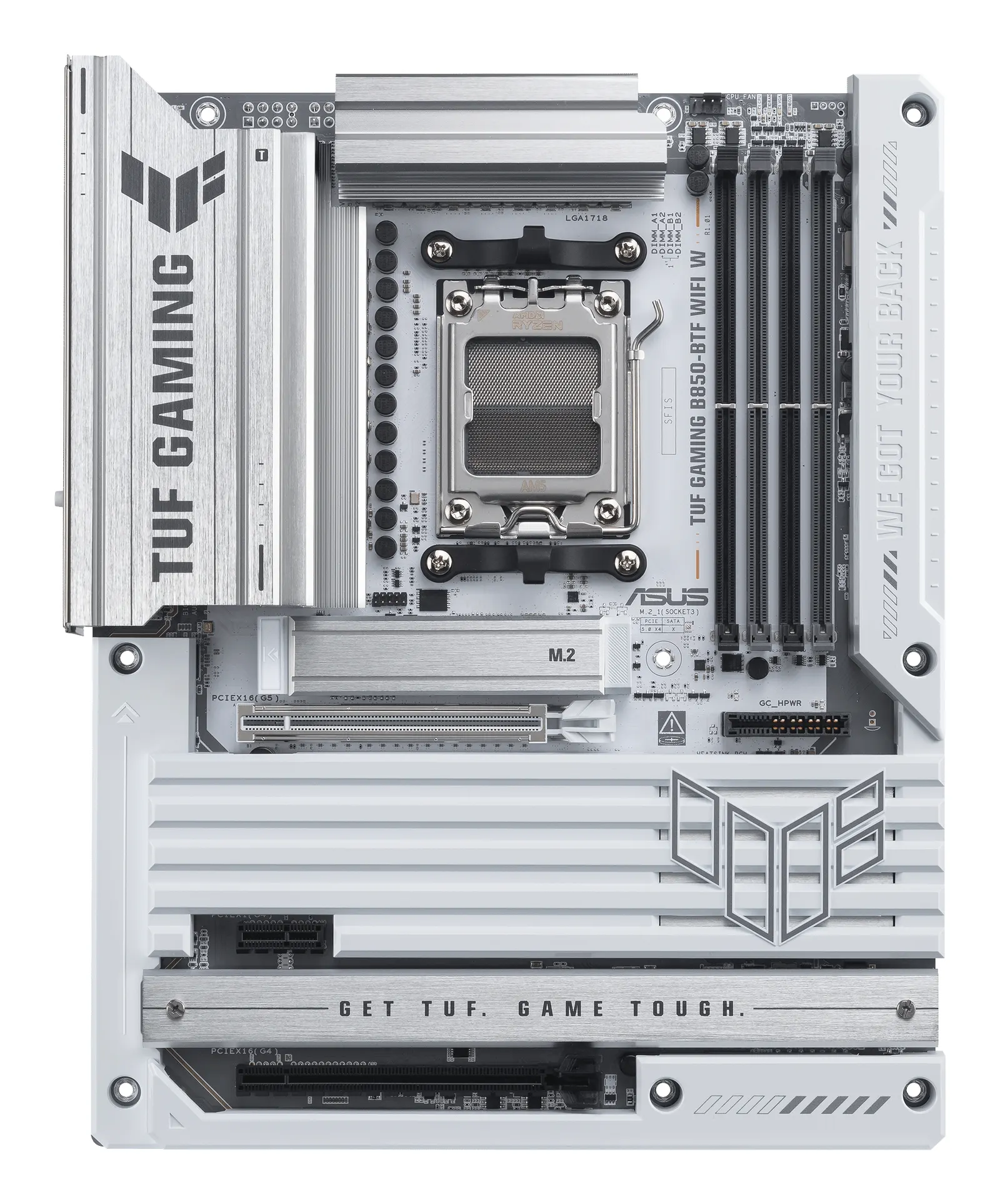 დედაპლატა ASUS Motherboard TUF GAMING B850-BTF WIFI W sAM5 B850 4xDDR5 M.2 HDMI DP Wi-Fi BT ATX BTF