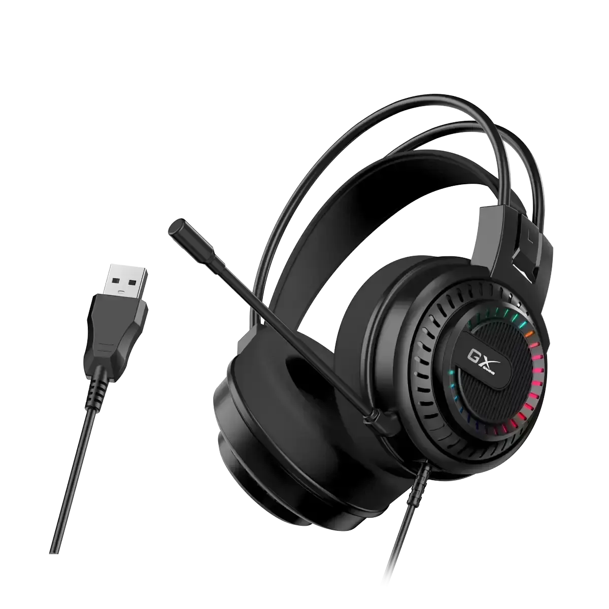 ყურსასმენი Genius, HS-GX570U USB Gaming Headset Black