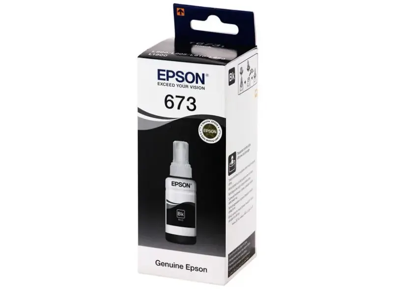EPSON, 673 Black ink bottle C13T67314A