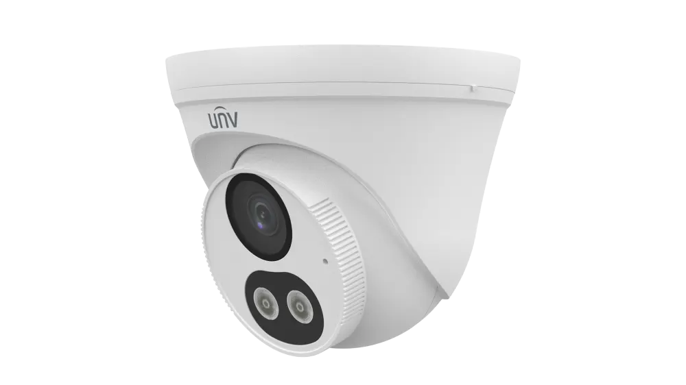 IP კამერა - 8მპ, 2.8მმ, Turret, UMD, Mic, SD, ANR, ColorHunter, Uniview IPC3618LB-ADF28K-DL