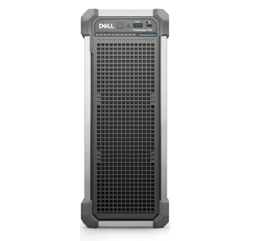 სერვერი Dell PE T160/ 3x3.5 + 2x2.5/ 6353P/ 1x32GB UDIMM 5600MT/s/ 1x480GB SSD SATA CBL/ H355/ iDRAC9, Bas/ 2x1GbE/ 1x500W/ 3YW
