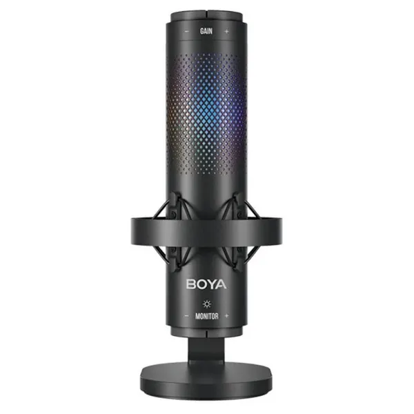 მიკროფონი BOYA K9 Wired RGB Black