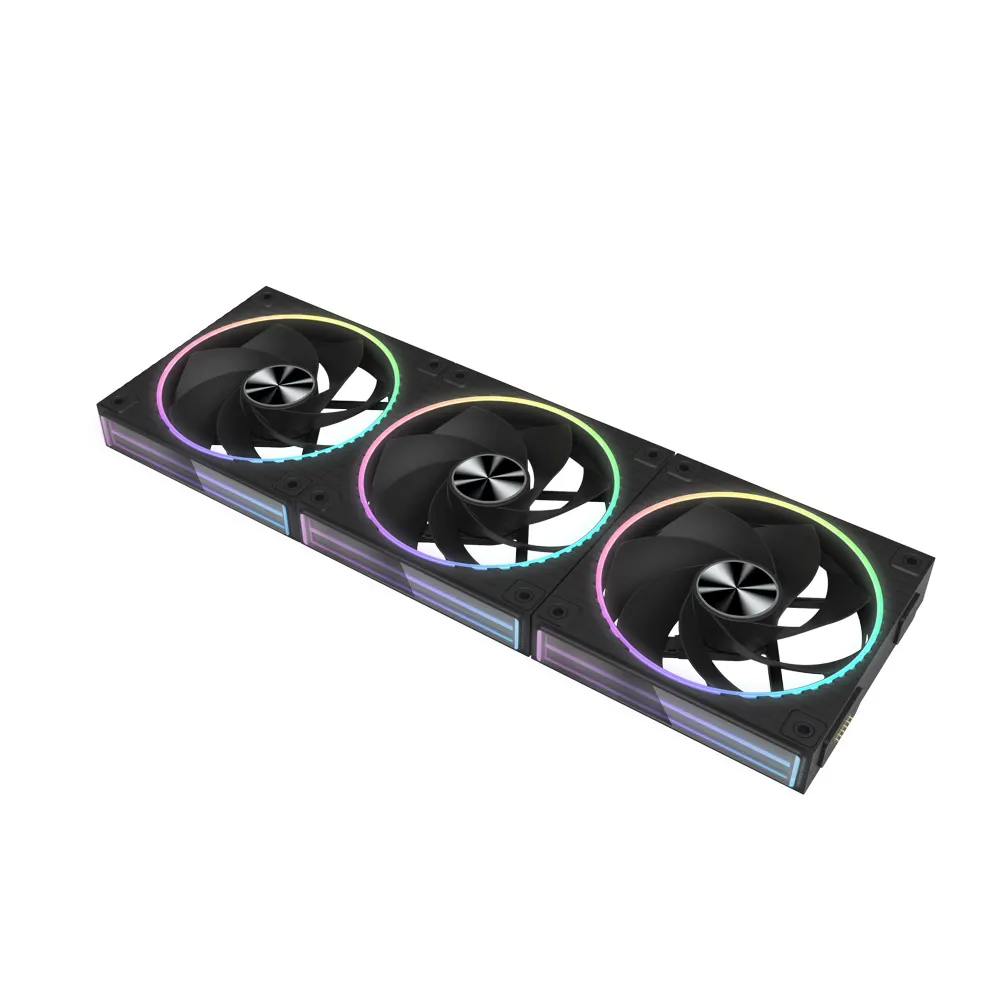 ქეისის ვენტილატორი Zalman Case Fan ZM-DF120R ARGB, 120mm, 800-2300rpm, 4pin, PWM, 3pin+5VARGB, 34,5dBa, POGO pin, Magnetic, Reversed, black