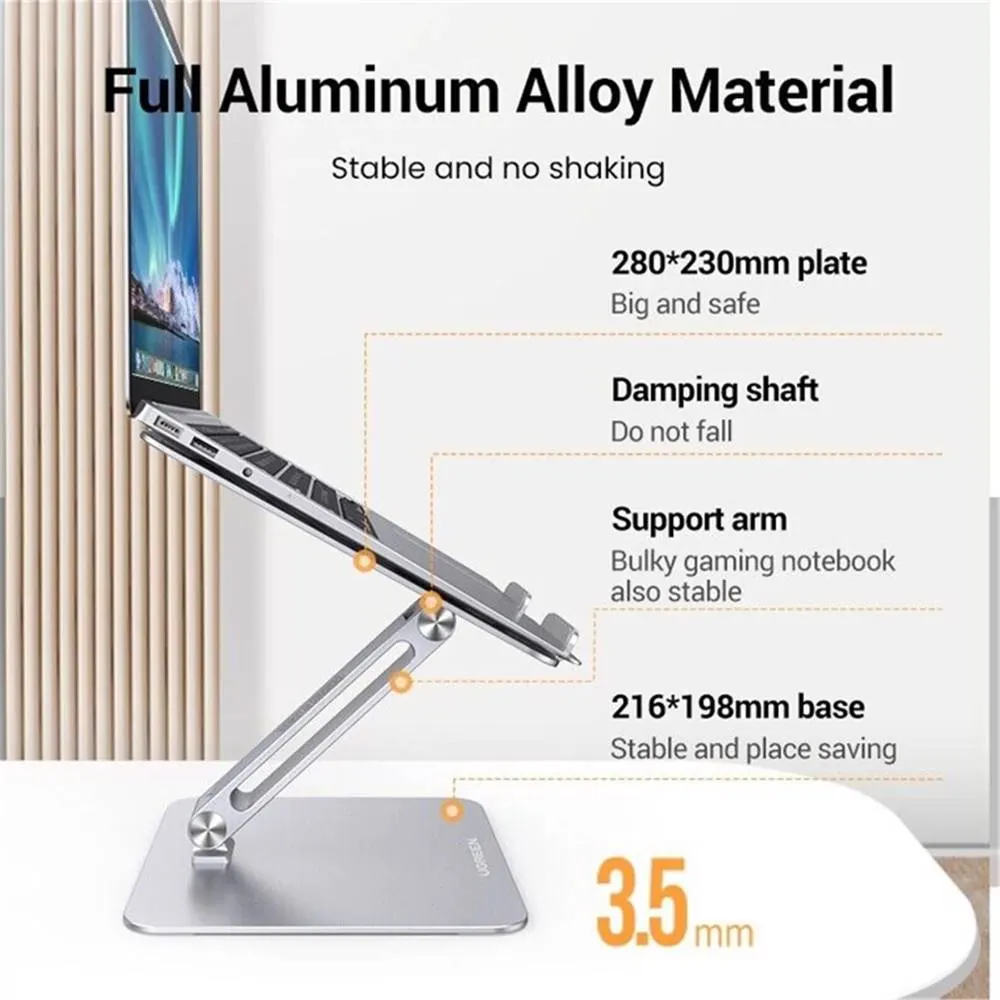 UGREEN LP339 (40291), Laptop Stand, Silver