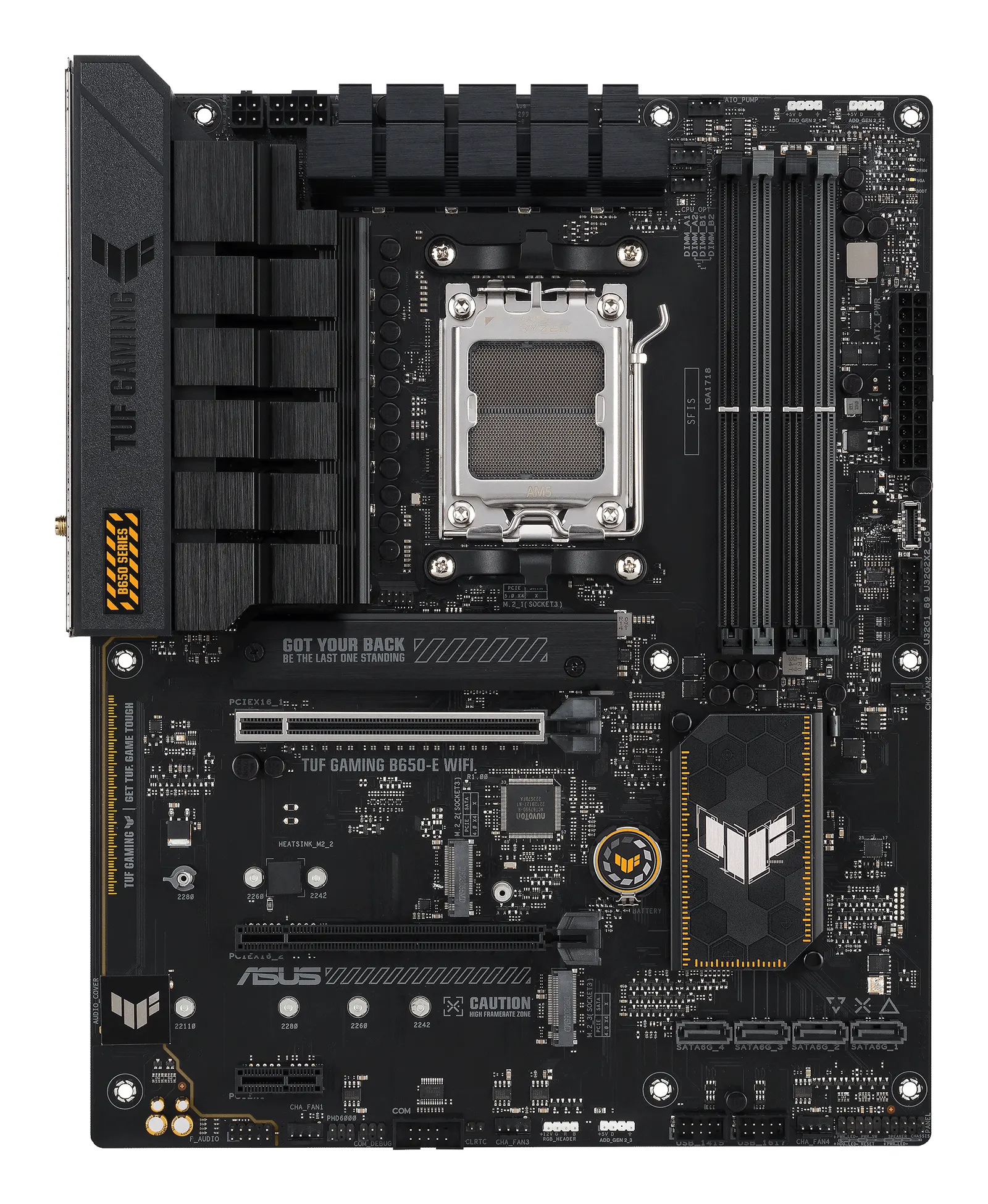 ASUS Motherboard TUF GAMING B650-E WIFI sAM5 B650 4xDDR5 M.2 USB HDMI DP WiFi BT ATX