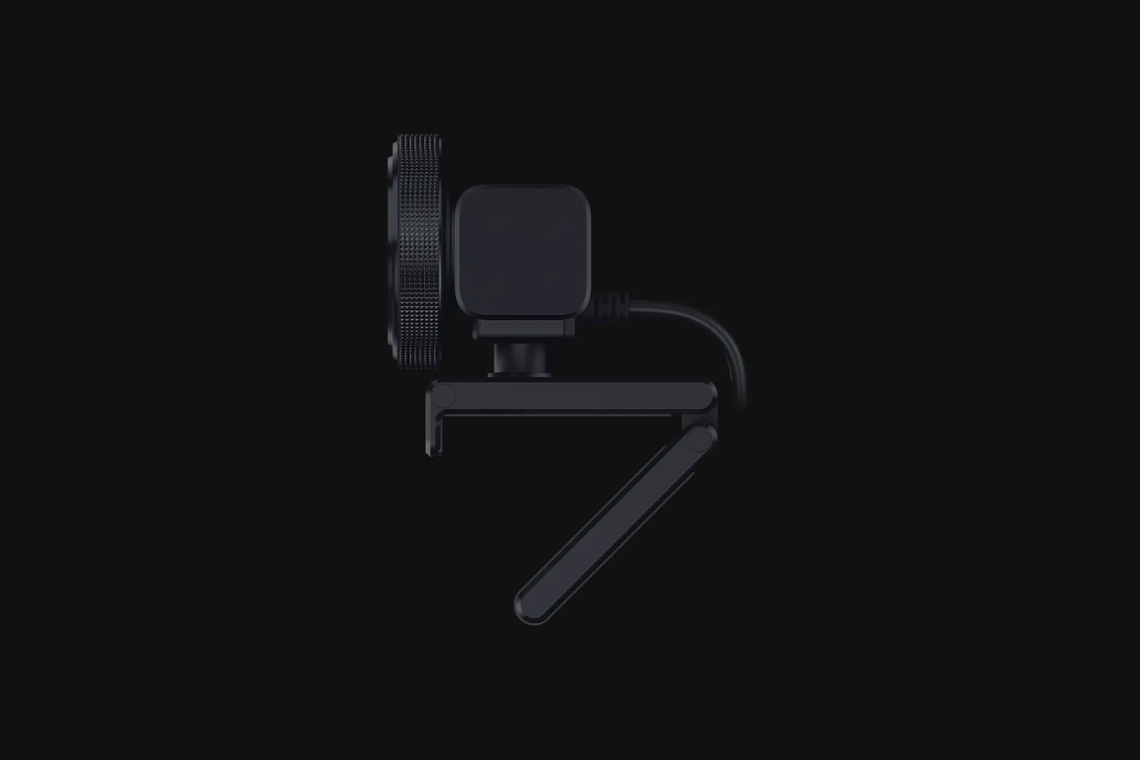 ვებკამერა Razer Webcam Kiyo V2 X, FullHD, 60fps, auto focus, black