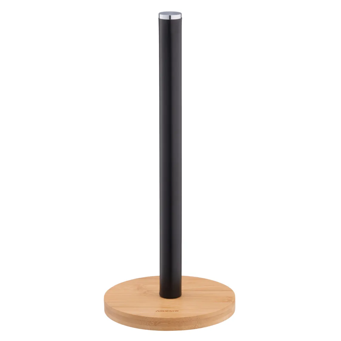 ხელსახოცის სადგამი Ardesto Paper Towel Holder Midori 15x34cm, metal, bamboo, black