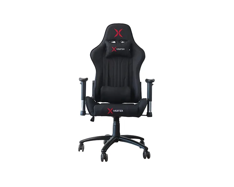 გეიმერული სავარძელი Vertex Turu Gaming Chair Black Fabric