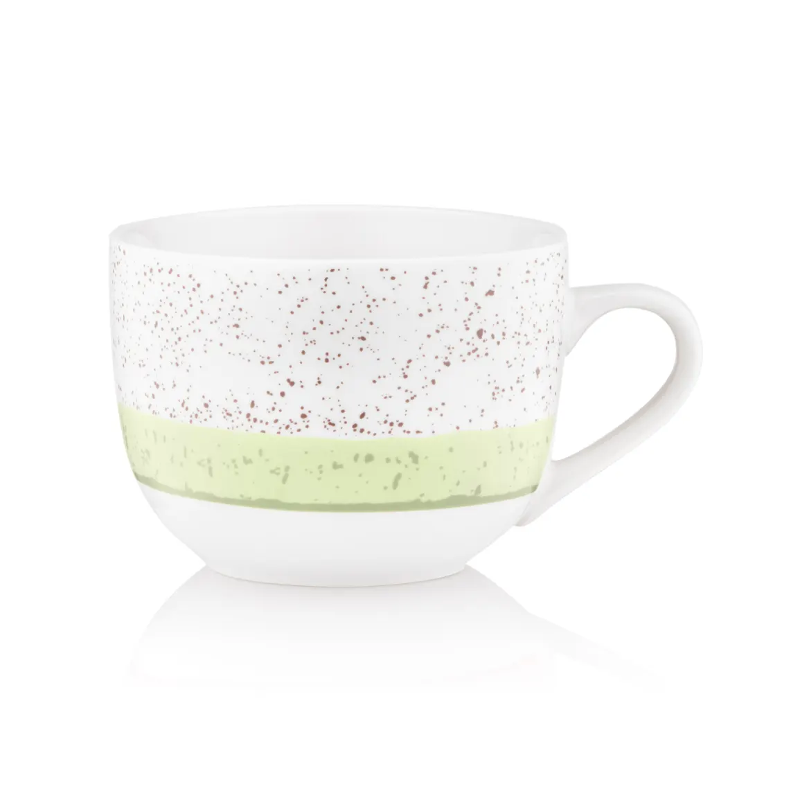 ფინჯანი ARDESTO Mug Siena, 500ml, porcelain, white-green