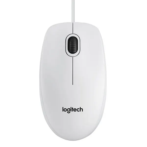 Logitech B100 Optical Wired White