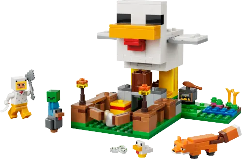 კონსტრუქტორი LEGO Minecraft Chicken Farm 21585