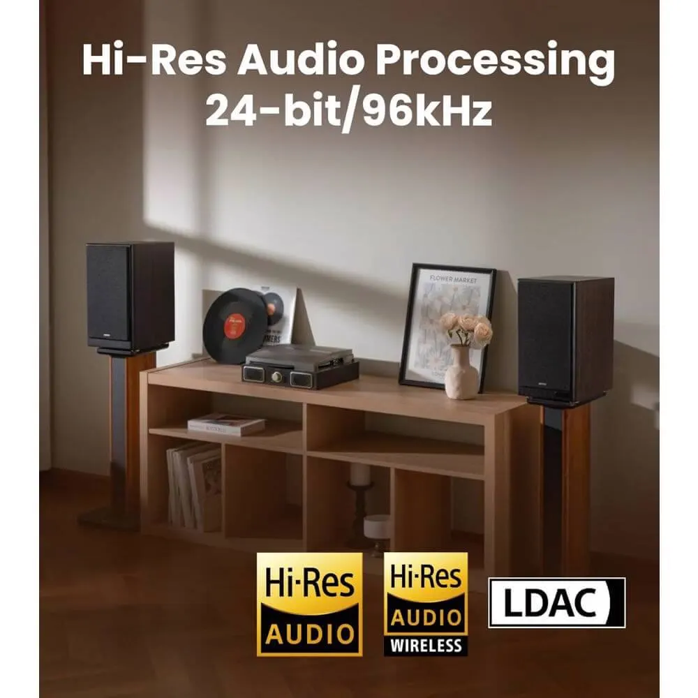დინამიკი Edifier R2750DB MKII, 144W, HDMI eARC, Optical, Coaxial, Line In, Bluetooth, Powered Bookshelf Speakers, Walnut