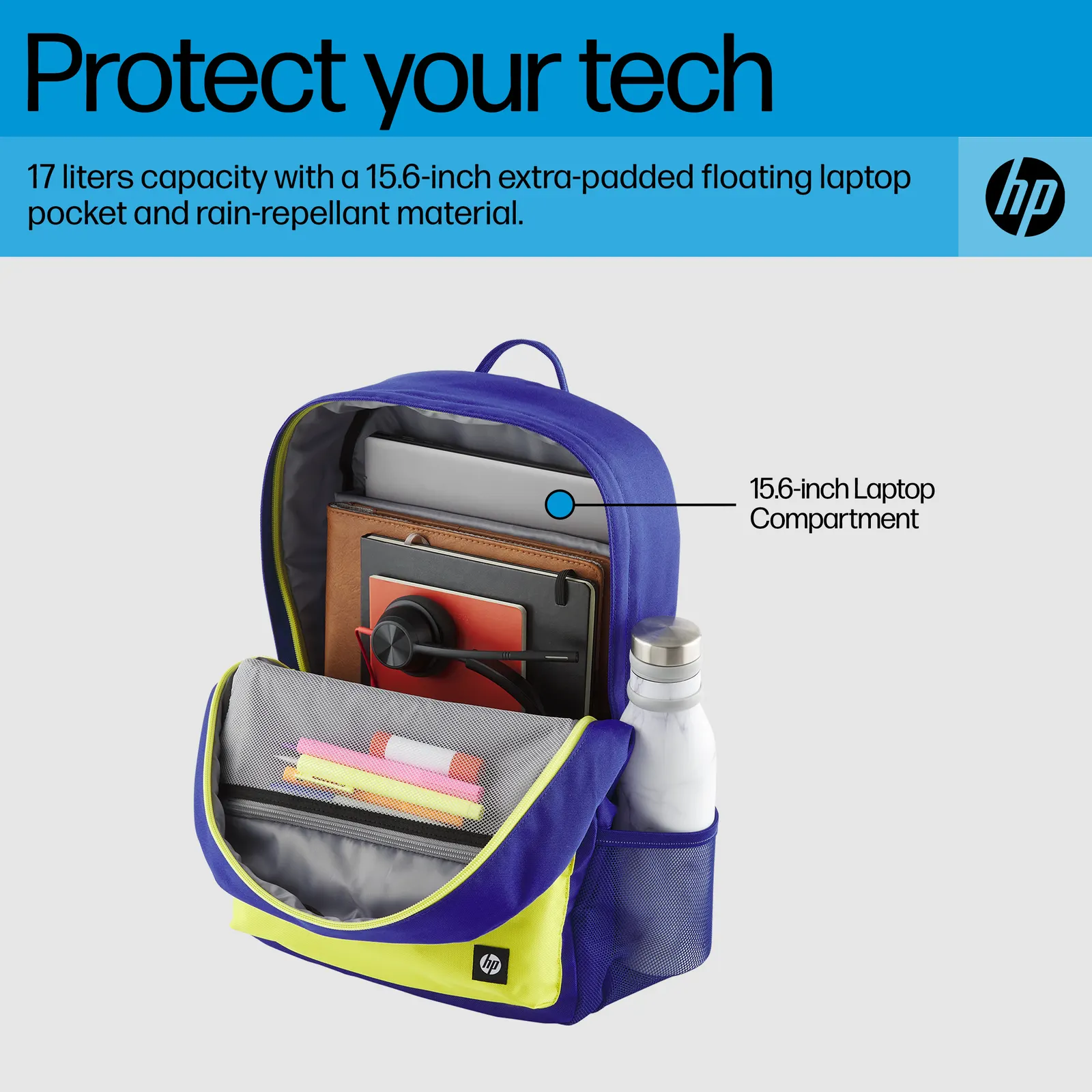 HP Campus Blue Backpack