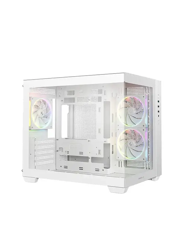 ქეისი Deepcool, CG330 3F WH, CASE, White.