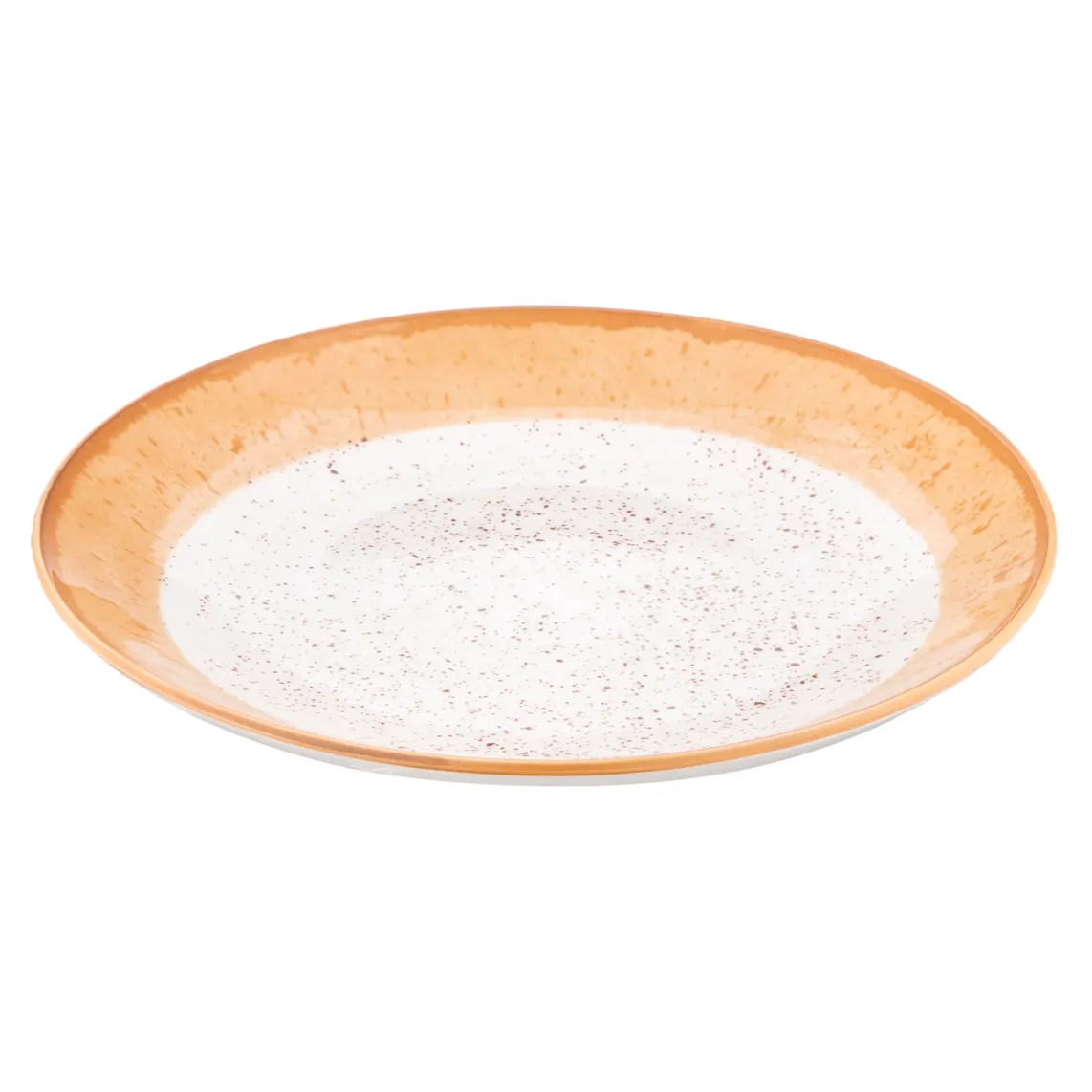 თეფში ARDESTO Dessert plate Siena, 19cm, porcelain, white-yellow