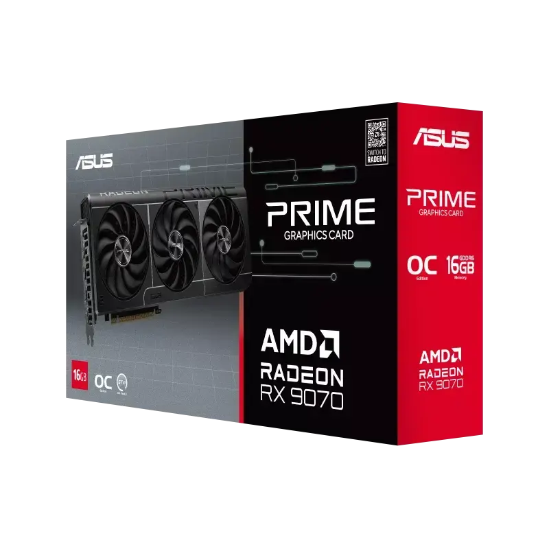 ASUS Prime Radeon™ RX 9070 16GB GDDR6 OC Edition